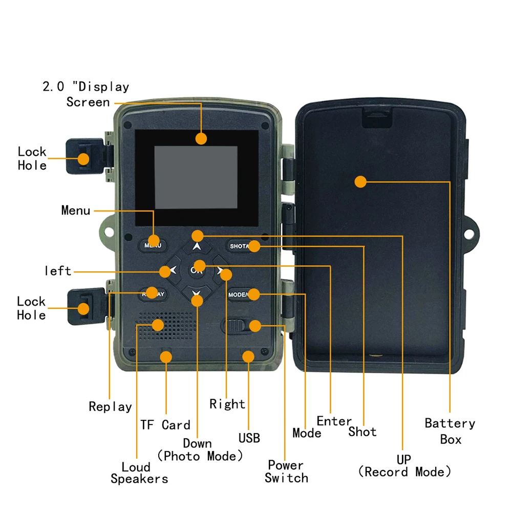 PR3000 Cámara de seguridad exterior para caza con visión infrarroja - imagen 3