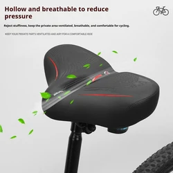 Asiento de bicicleta Peloton ancho acolchado gel transpirable