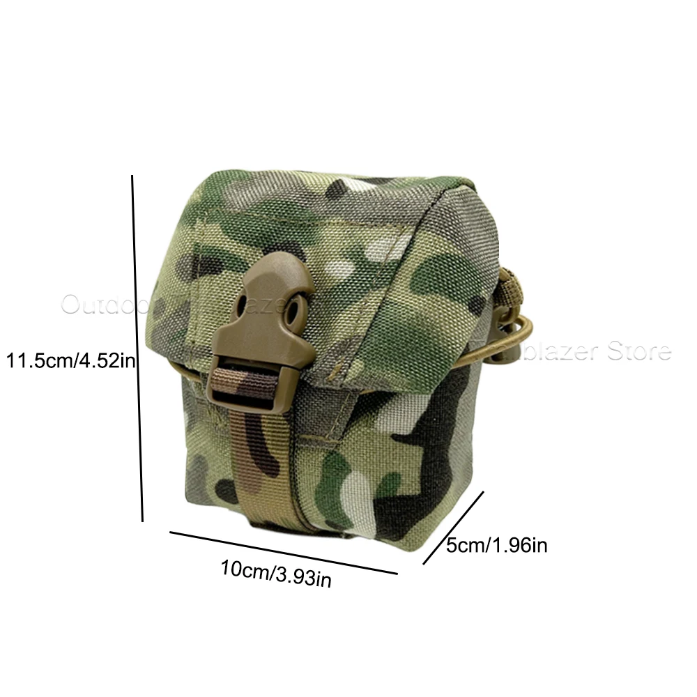 Bolsa táctica MOLLE universal para cargadores y granadas con cordón