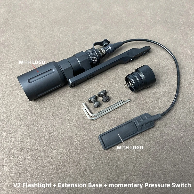 Linterna táctica Metal Scout Light V2 con interruptor presión y M-LOK - imagen 3