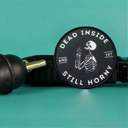 Parche calavera Dead Inside – Insignia táctica MOLLE