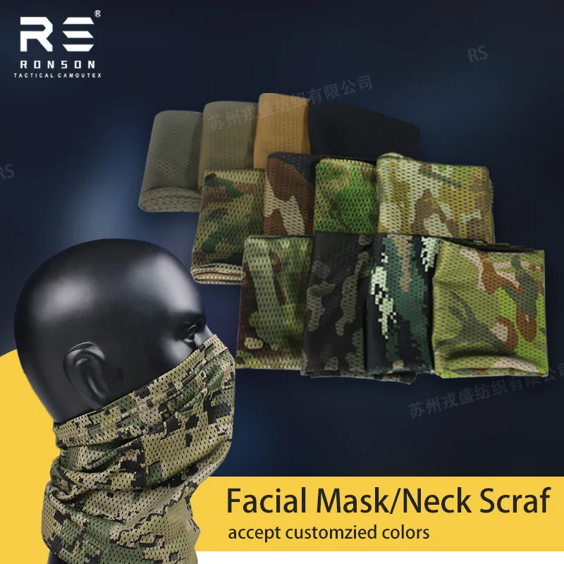 US4CES Pañuelo de camuflaje táctico con protección solar - imagen 3