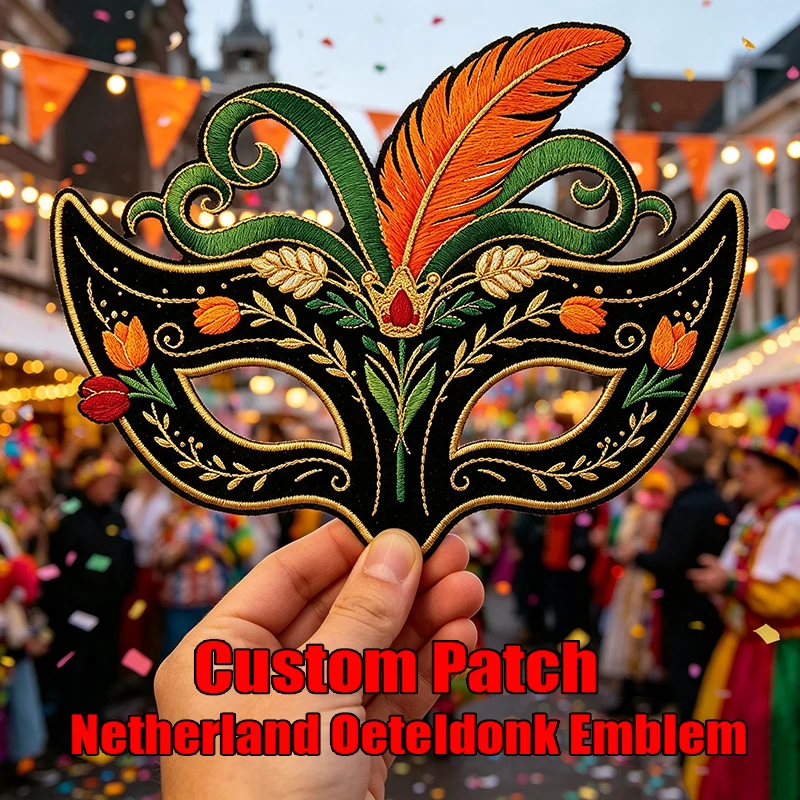 Parche bordado personalizado Oeteldonk para Carnaval - imagen 3