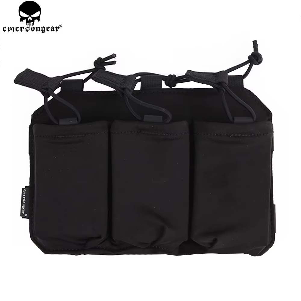 Emersongear EM6402 Bolsa triple cargadores 5.56 7.62 táctica negra - imagen 4