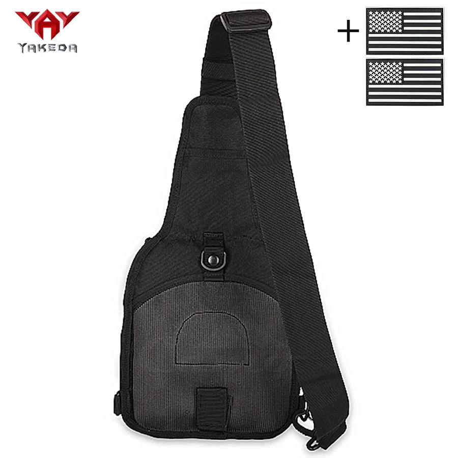 Bolsa táctica bandolera YAKED multiusos para pecho aire libre urbano - imagen 4