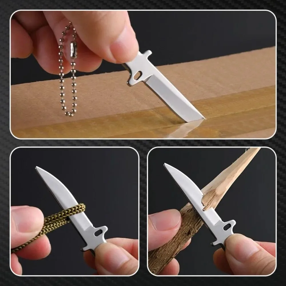 Mini navaja de bolsillo fija táctica para uso diario - imagen 3