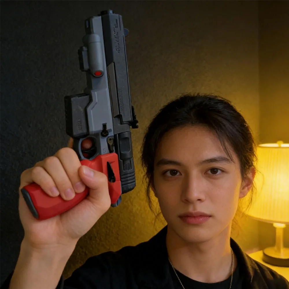 Malorian pistola modelo 3D desmontable para cosplay Johnny Silver Hand - imagen 4