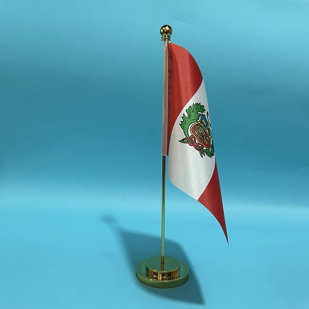 Bandera escritorio Perú SKY – Nacional decorativa para oficina - imagen 3