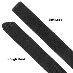 Cinturón táctico KRYDEX ajustable de nailon con cierre de velcro