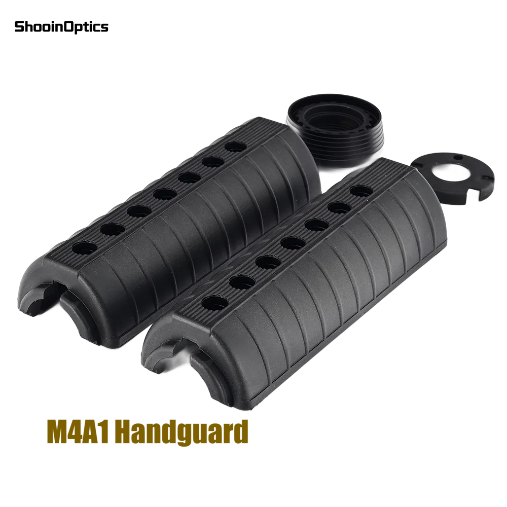 Guardamanos M4A1 nailon con anillas retención acero Airsoft