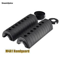 Guardamanos M4A1 nailon con anillas retención acero Airsoft