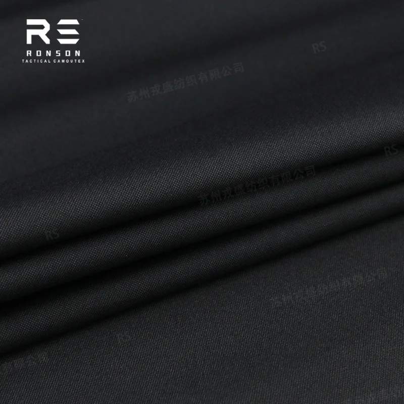 Ronsontex tela Cordura de poliéster negra resistente táctica - imagen 3