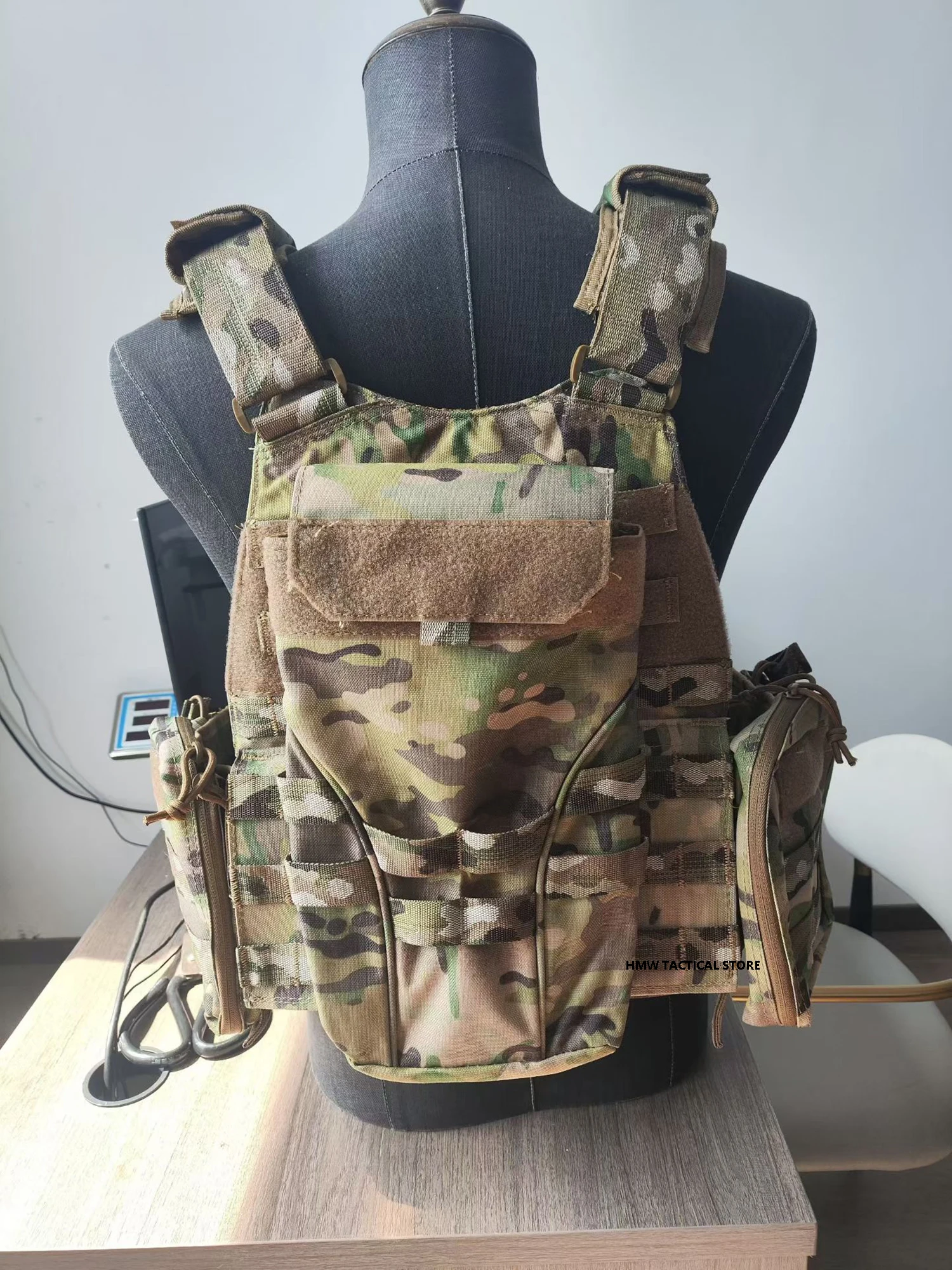 Chaleco táctico caza exterior camuflaje liberación rápida multifuncional - imagen 3