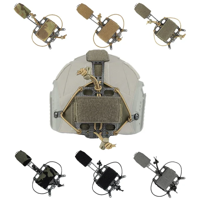 Bolsa para batería de casco táctico con marco T – Accesorio militar - imagen 3