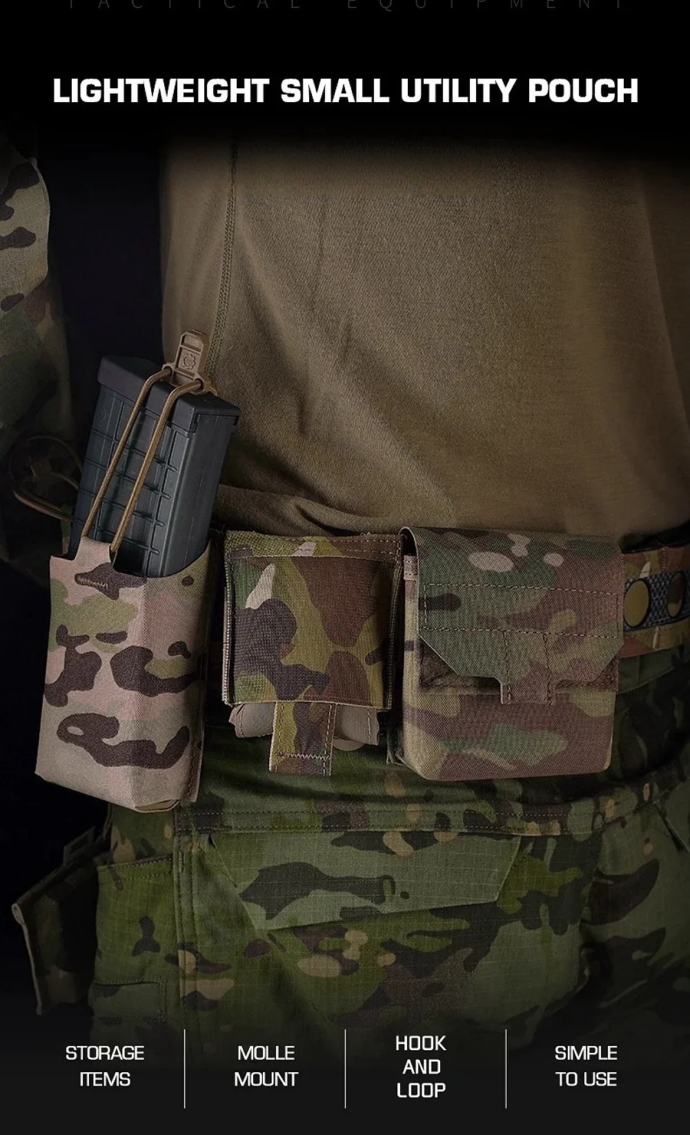 Bolsa de cintura compacta MOLLE