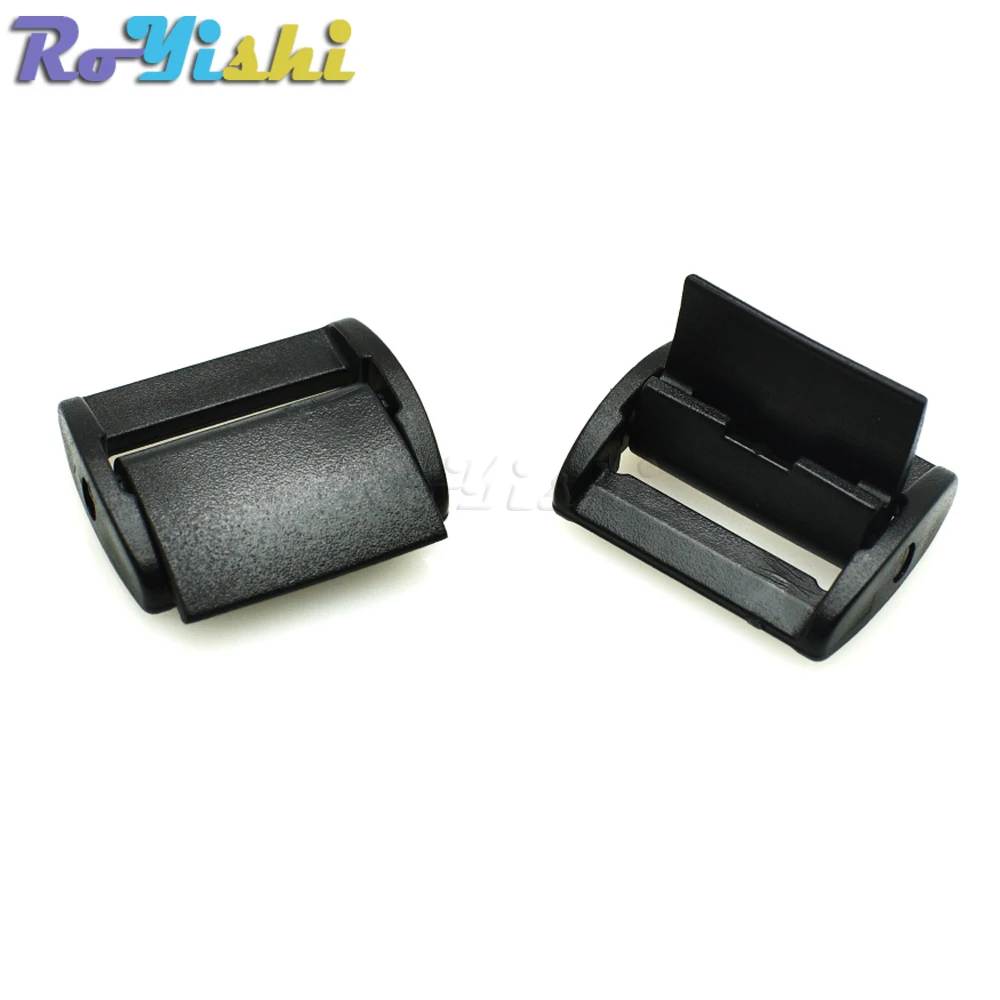 Cinturón táctico negro 20mm con hebilla de ajuste y clip de palanca - imagen 3