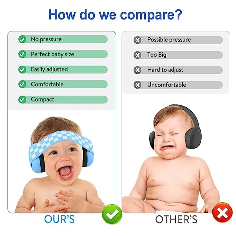 Orejeras antiruido niños – Protección auditiva elástica para dormir o viaje - imagen 4