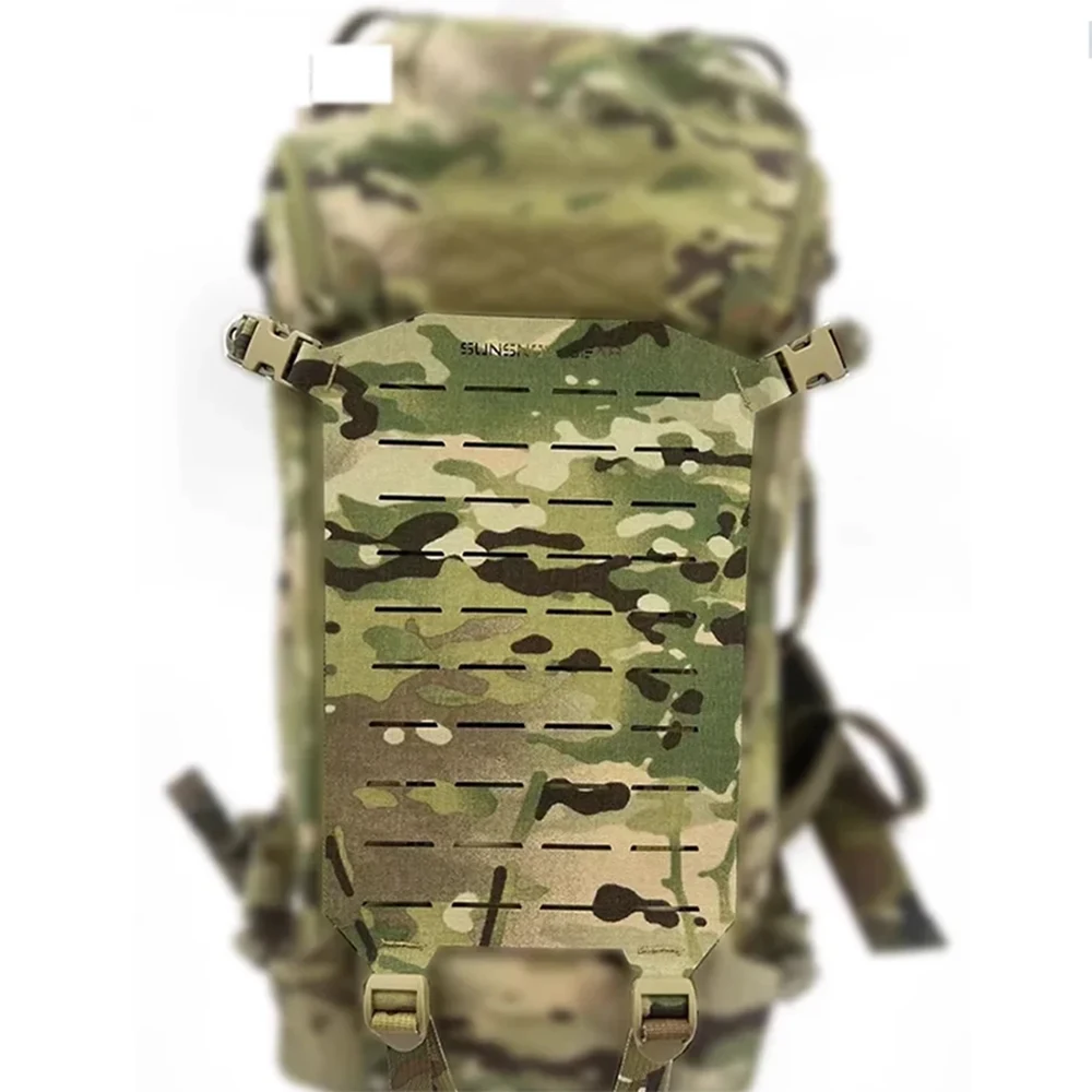Mochila táctica caza al aire libre con panel MOLLE y colgado externo