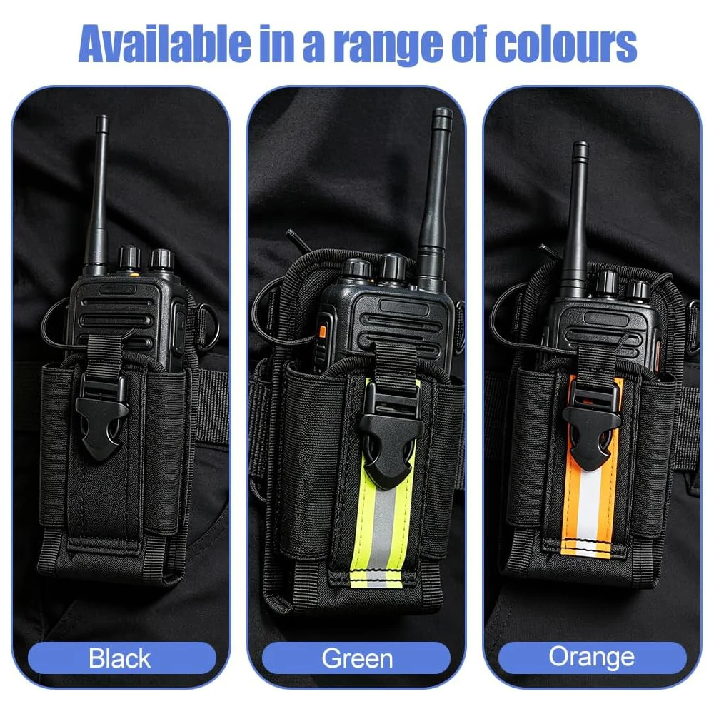 Funda táctica para walkie-talkie – Bolsa portátil para radio de caza y camping - imagen 4