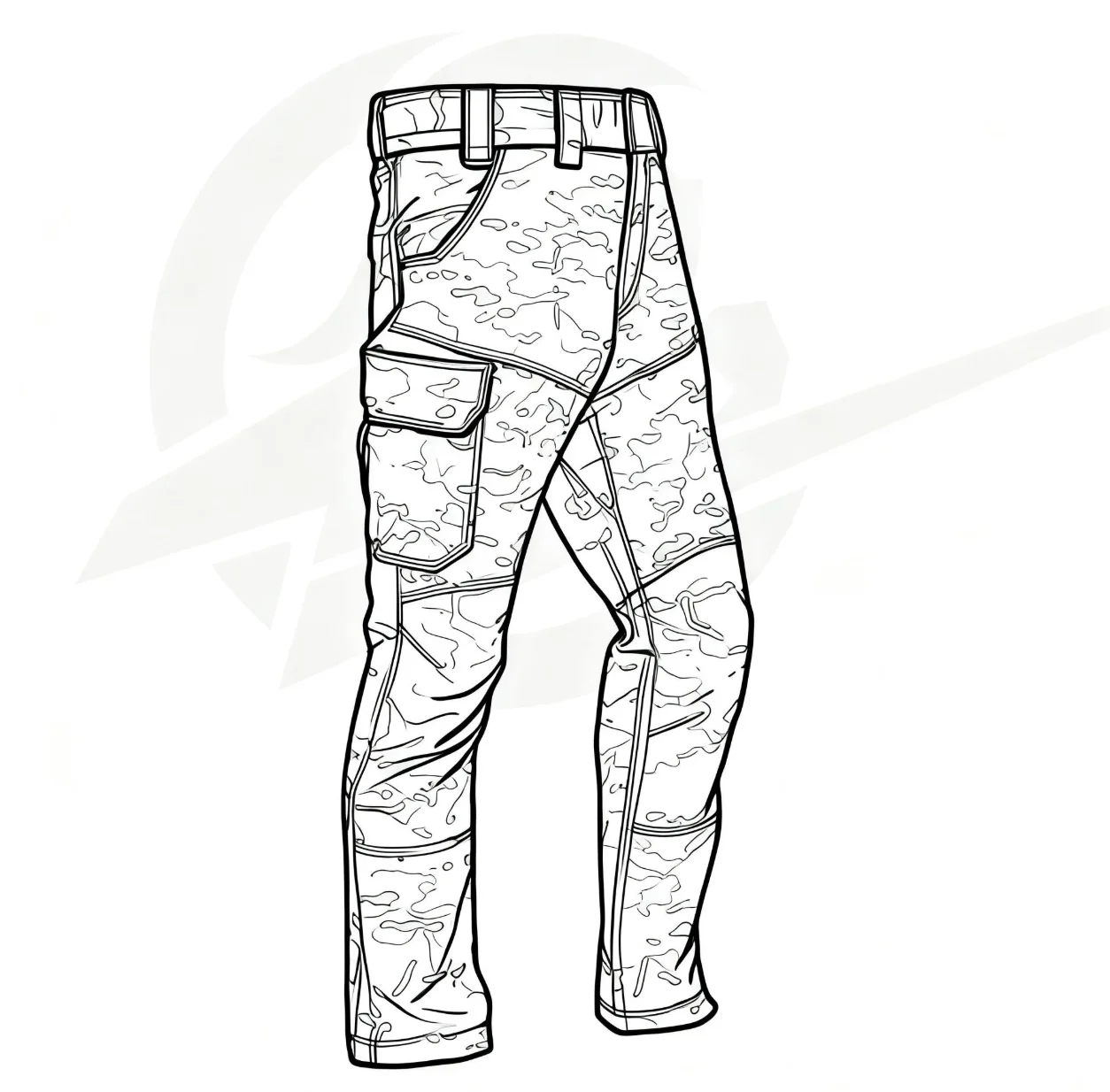 Pantalones tácticos camuflaje ripstop multibolsillos transpirables - imagen 4