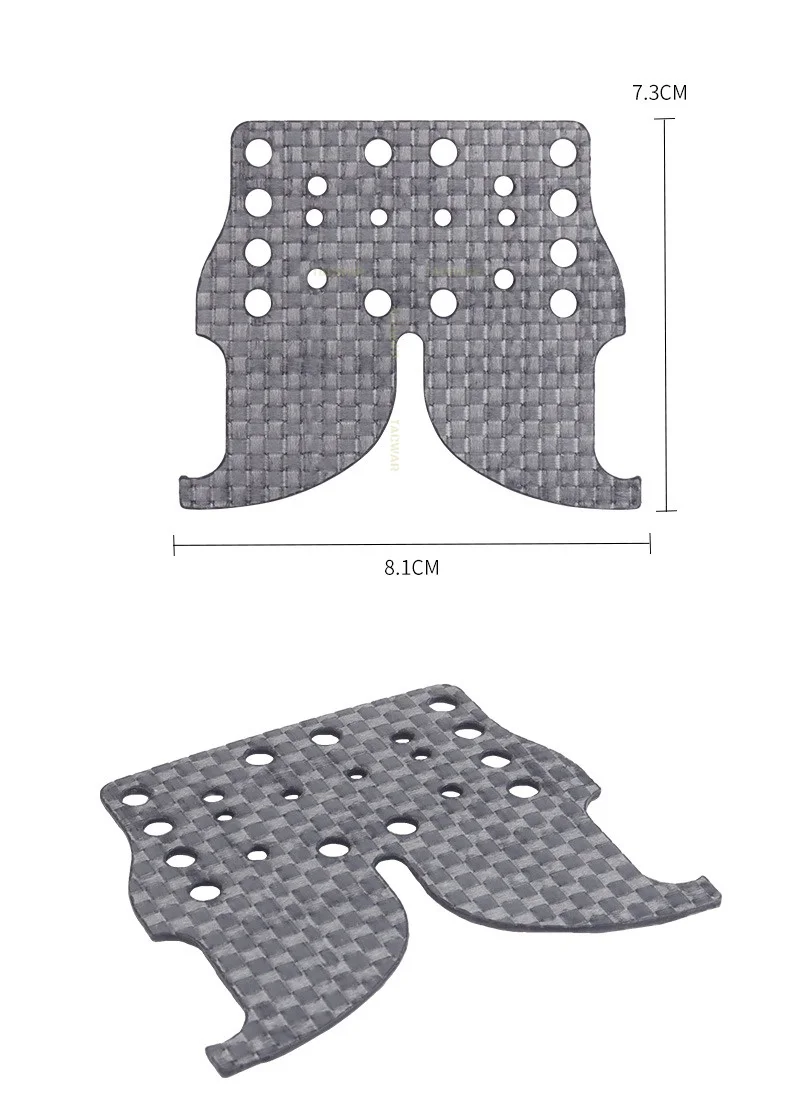 Placa de montaje para configuración de airsoft o cosplay