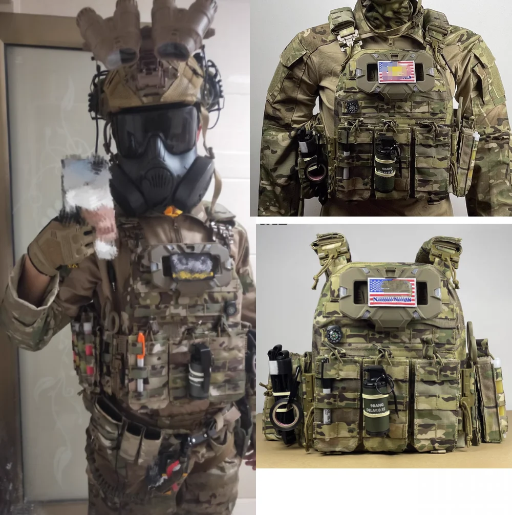 Chaleco táctico de camuflaje con liberación rápida fuerzas especiales - imagen 2