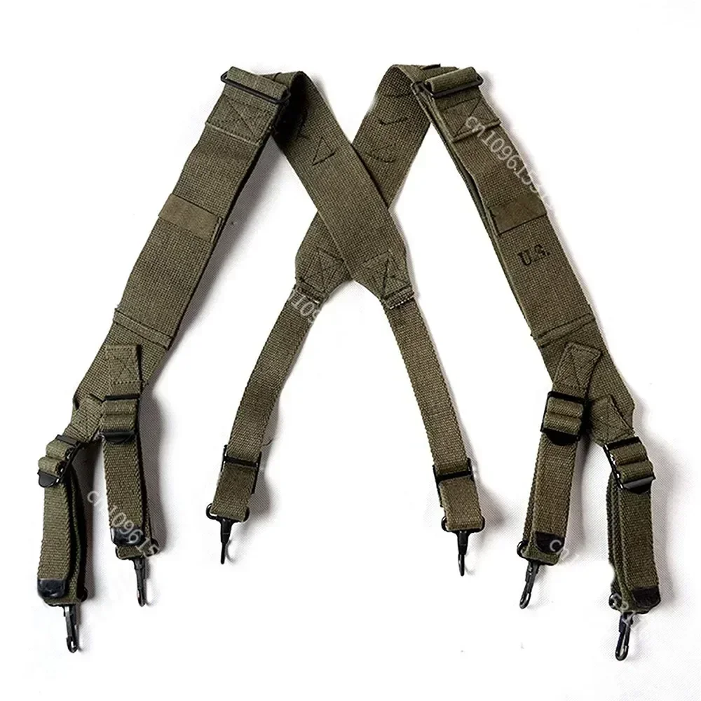 Correa táctica hombro M1945 replica WWII US verde OD X-type - imagen 3