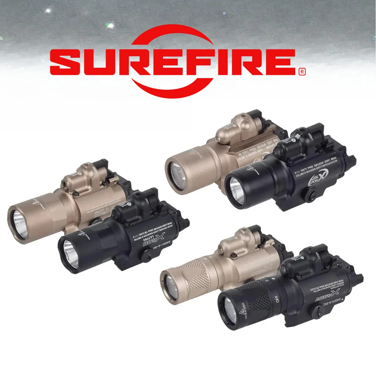 SureFire X300 Ultra linterna táctica con láser rojo y verde IR