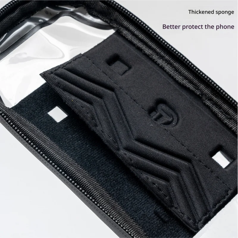 Alforja impermeable soporte móvil táctil para cuadro de bici - imagen 3