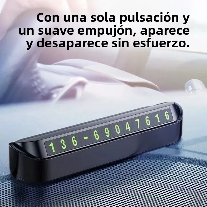 Placa matrícula luminosa temporal para estacionamiento de vehículos - imagen 4