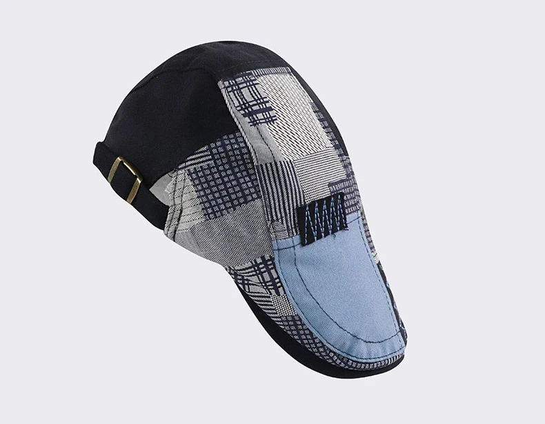 Vista frontal con silueta de casqueta