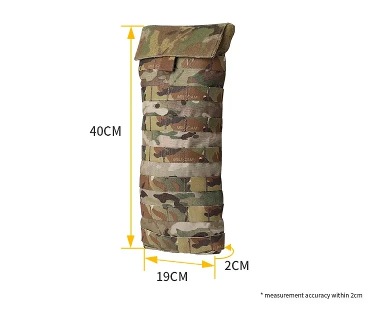 Bolsa de hidratación táctica para mochila airsoft combate coyote - imagen 2