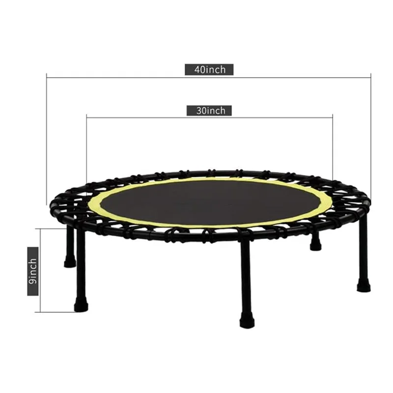 Alfombra de trampolín impermeable redonda con cuerda elástica - imagen 3