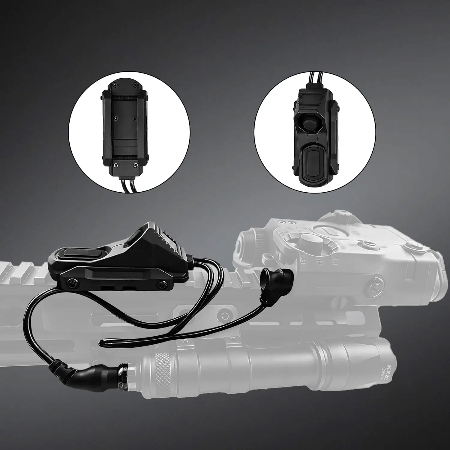 AXON interruptor táctico remoto en línea para linterna PEQ - imagen 2