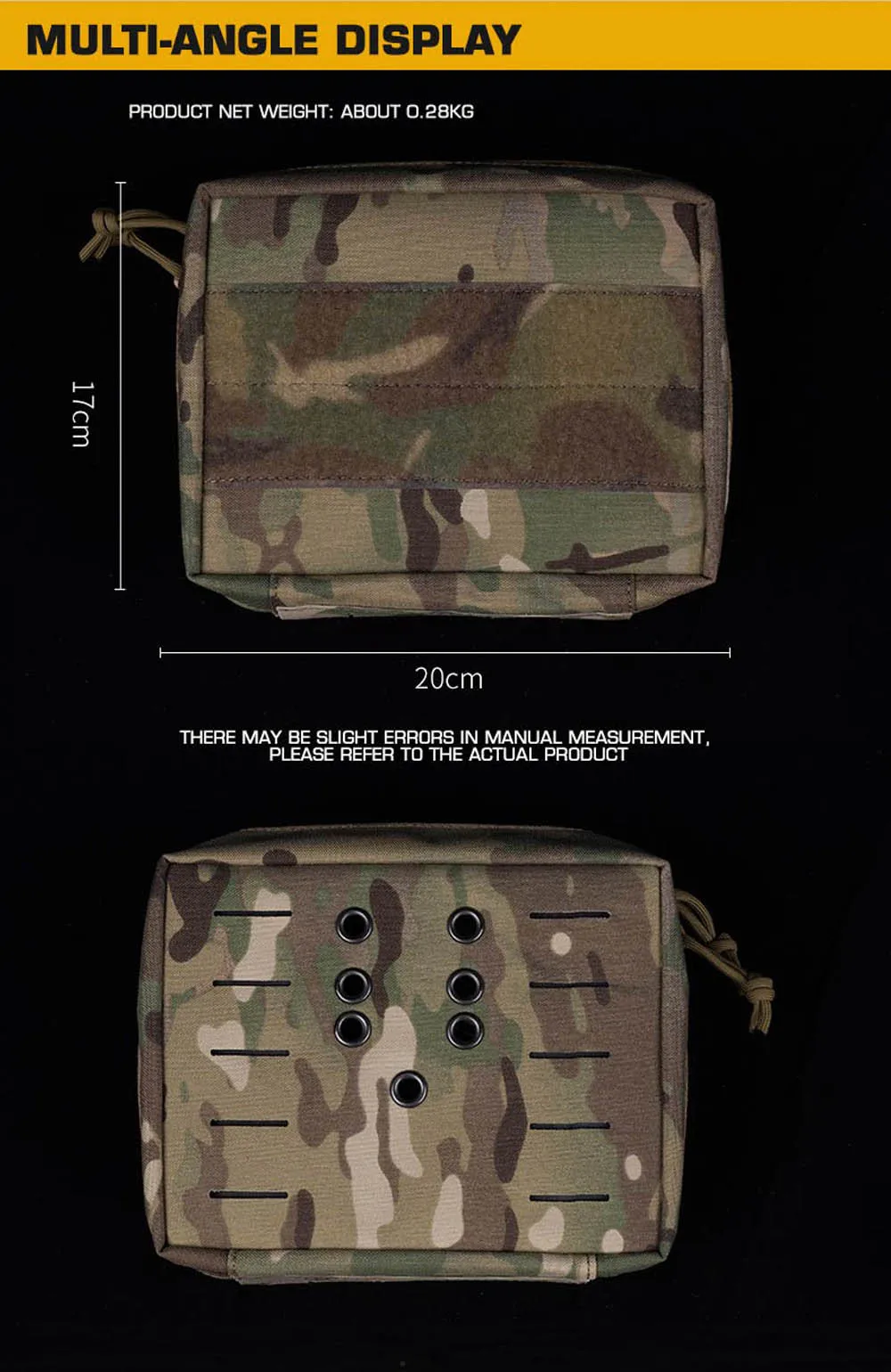 Sistema de fijación MOLLE y G-CODE