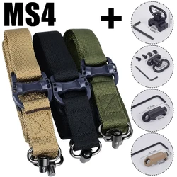 Correa QD táctica metálica ajustable MS4 con adaptador Picatinny