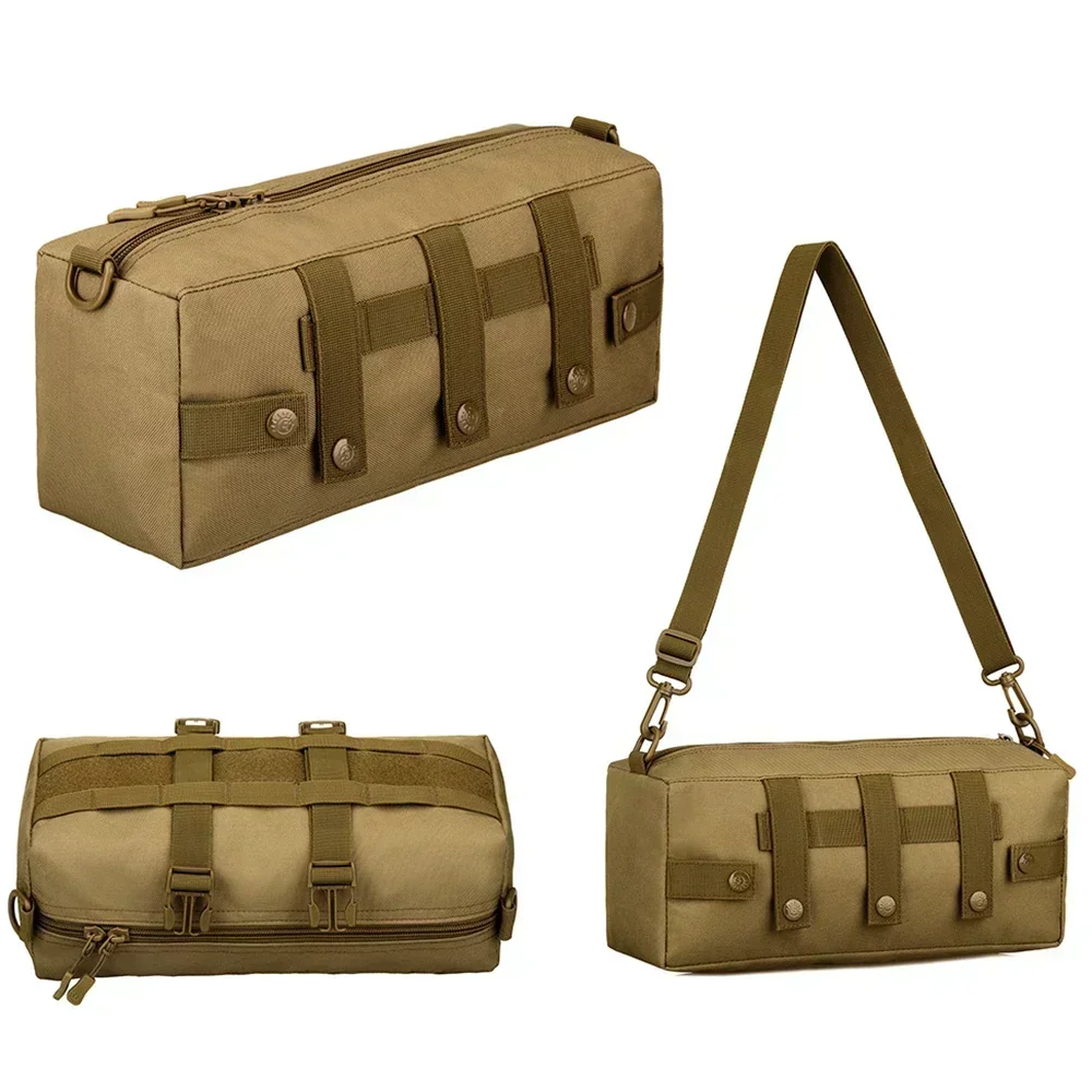 Bolsa tactica MOLLE de cintura con capacidad para senderismo y camping - imagen 3