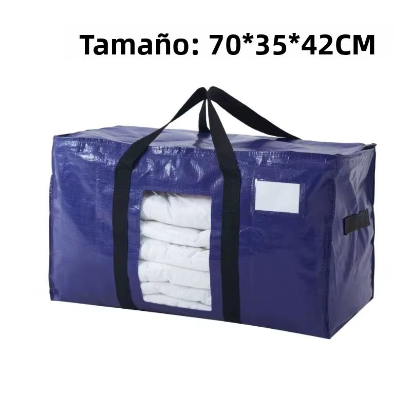 Bolsa organizadora PE lila con ventana para ropa y mantas táctica - imagen 3