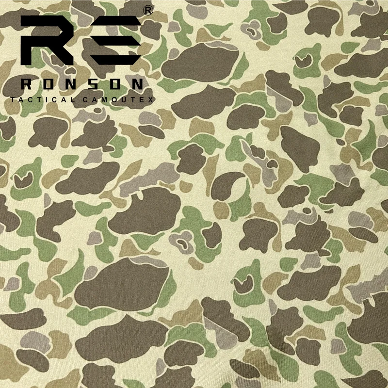 Tela táctica camuflaje Oxford nailon para chaleco de caza