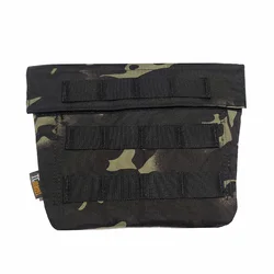 Chaleco táctico protector con MOLLE y bolsa frontal
