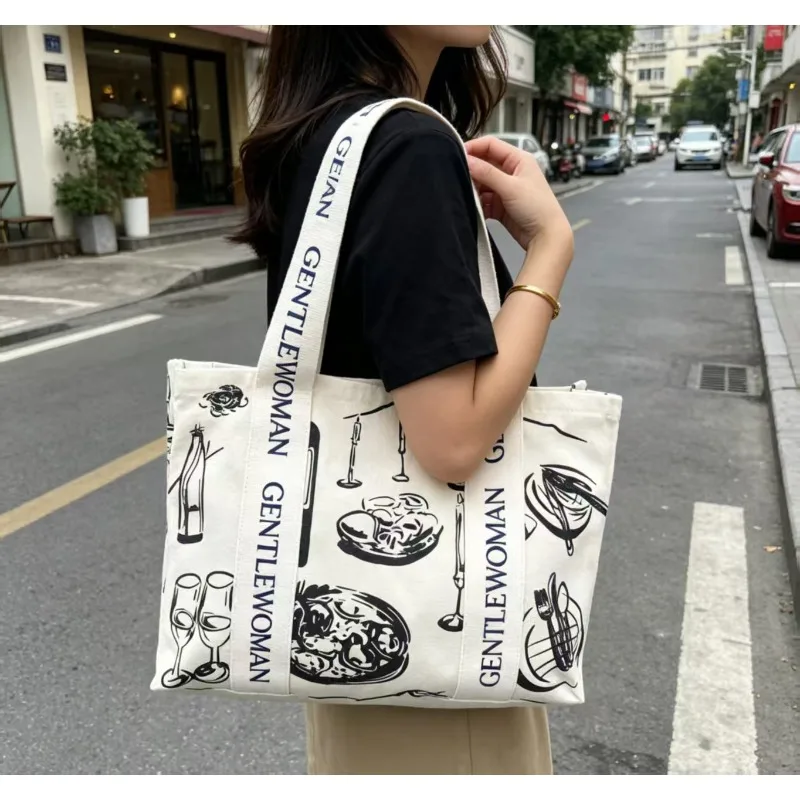 Bolso tote para excursiones de verano, diseño funcional