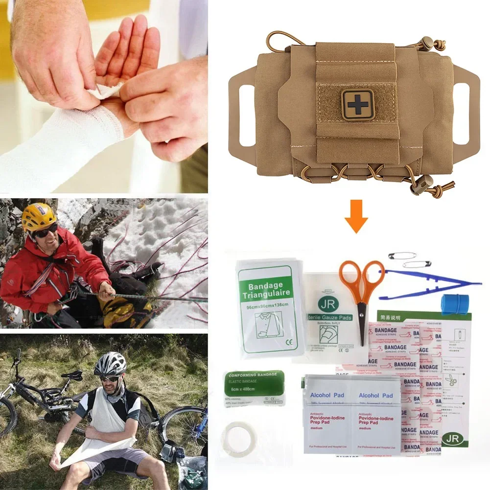 IFAK MOLLE botiquín táctico bolsa emergencia médica para supervivencia - imagen 5