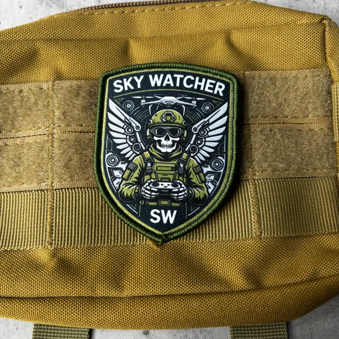 Parche táctico Sky Watcher de operador de drones con gancho y bucle - imagen 5