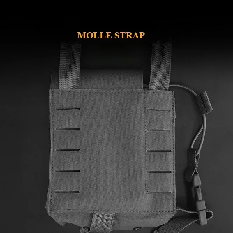 Bolsa táctica MOLLE multiusos grande para radio y herramientas