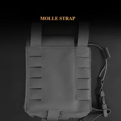 Bolsa táctica MOLLE multiusos grande para radio y herramientas