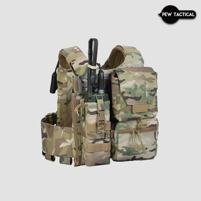 PEW Tactical Chaleco táctico cremallera MOLLE TEGRISS Style LV119 - imagen 3