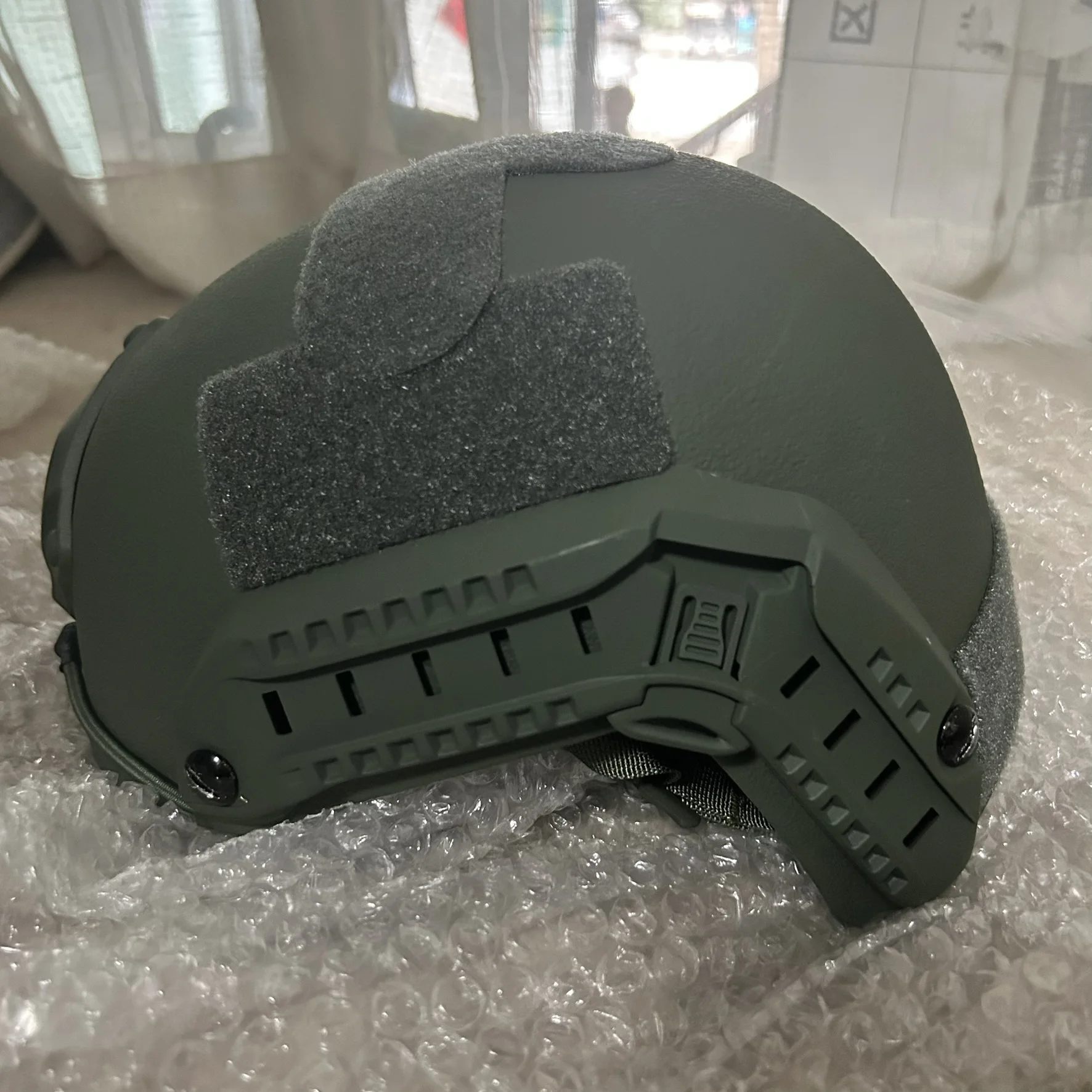 Casco antibalas NIJ IIIA ligero UHMW-PE OD táctica para exterior - imagen 4