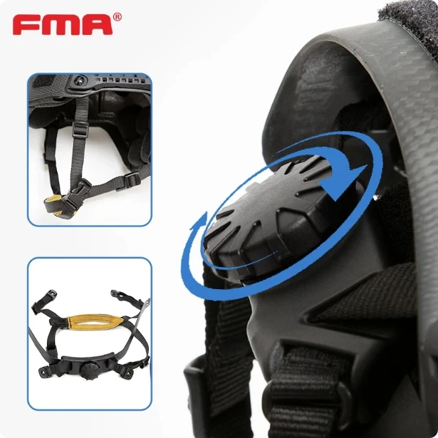 FMA Sistema de Montaje Táctico Casco FAST/SF con Ajuste Universal OCC - imagen 3