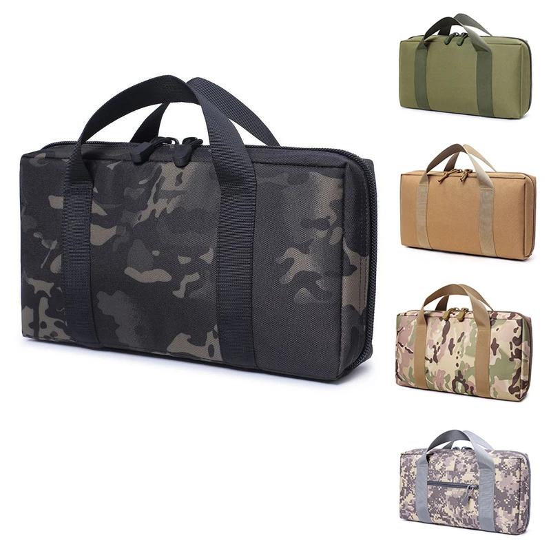 Bolsa táctica para pistola MOLLE, transporte y almacenamiento EDC