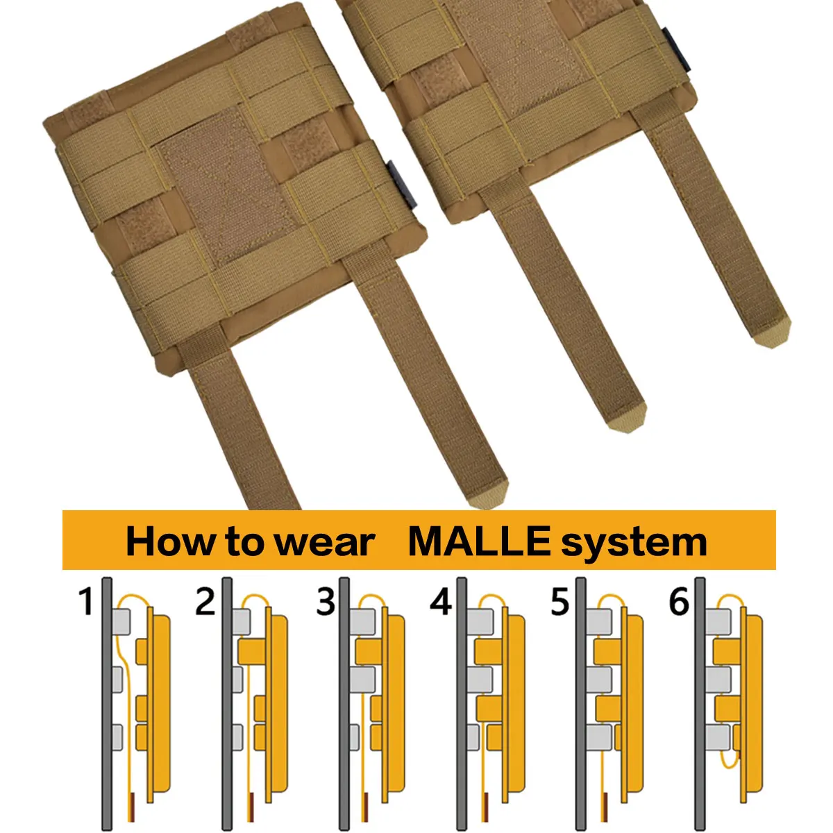 Portaplacas lateral MOLLE para chaleco táctico JPC 2.0/AVS - imagen 2